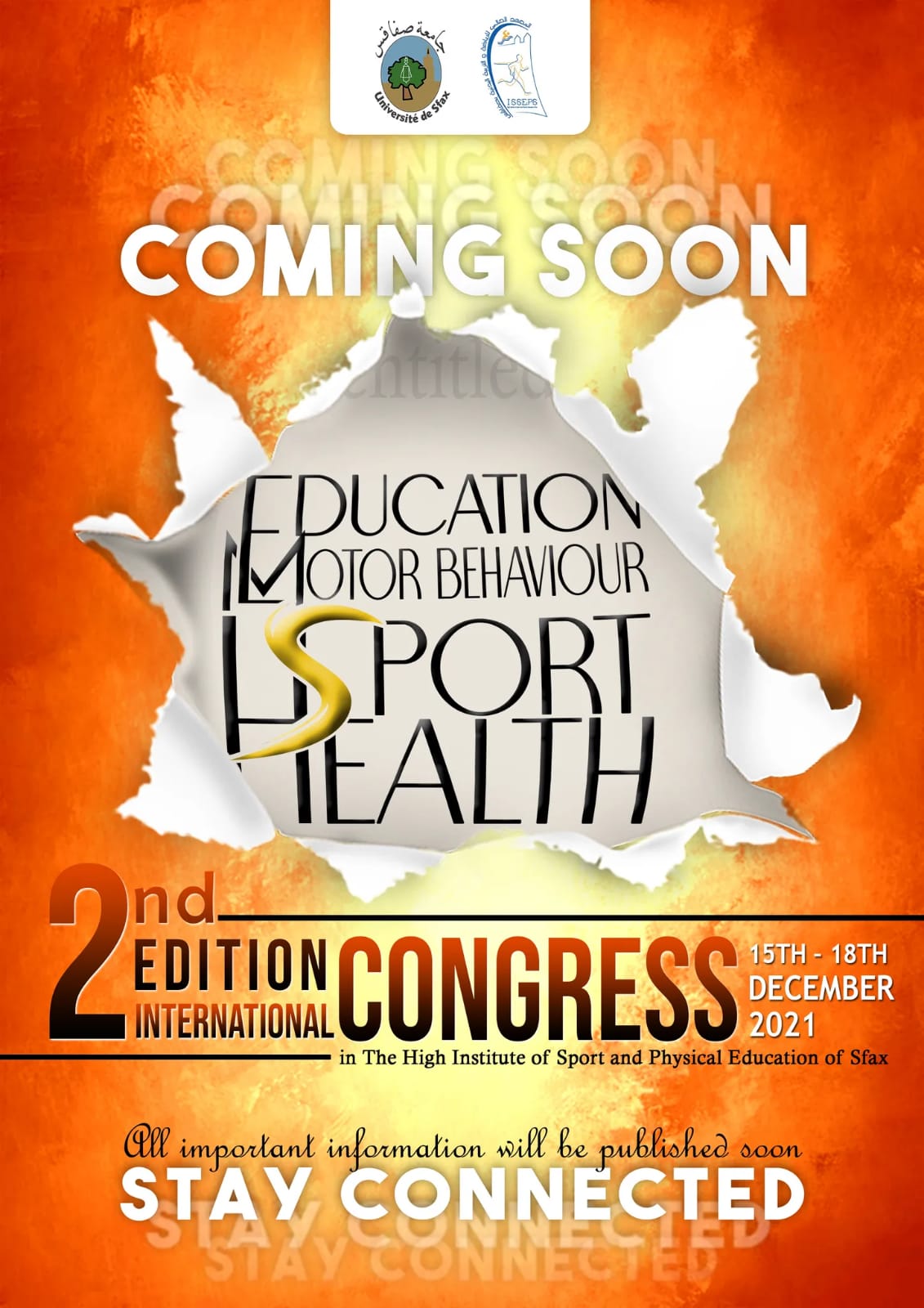 Call for abstracts for the 2nd International Congress on “Education, Motor Behaviour, Sport and Health